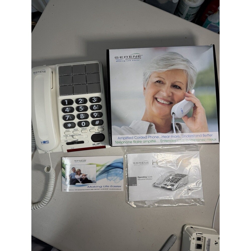 Serene Innovations HD-40P High Definition Amplified Telephone Phone SENIOR phone